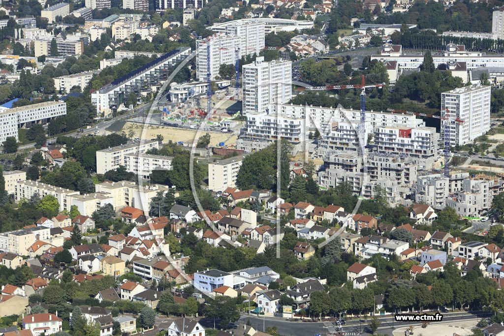 Photo arienne de Bagneux (les Cuverons)