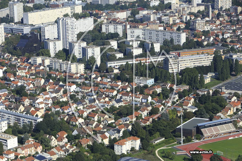 Photo arienne de Bourg-la-Reine (Mirebeau)