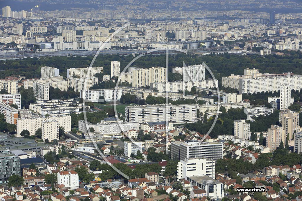 Photo arienne de Cachan (la Grange Ory)