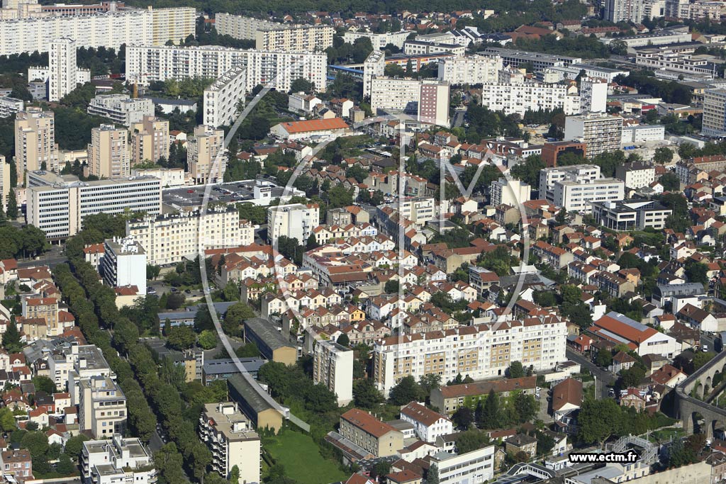 Photo arienne de Cachan (la Grange Ory)