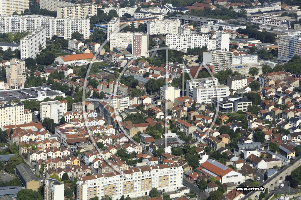 Photo arienne de Cachan (la Grange Ory)