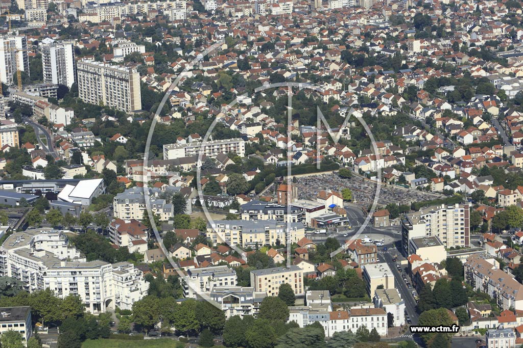 Photo arienne de Chtillon (Vieux Bourg - Malraux)