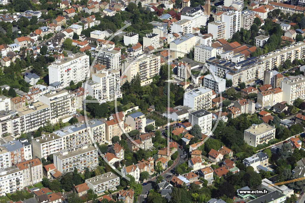 Photo arienne de Clamart (Quartier Gare)