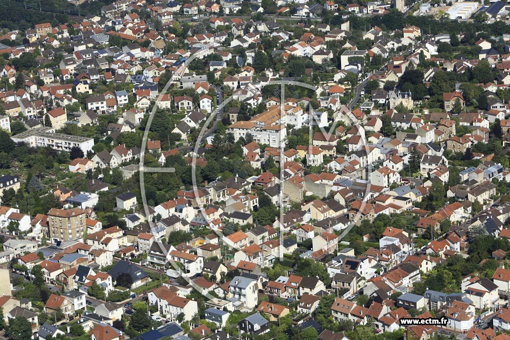 Photo arienne de Clamart (Quartier Percy Schneider)