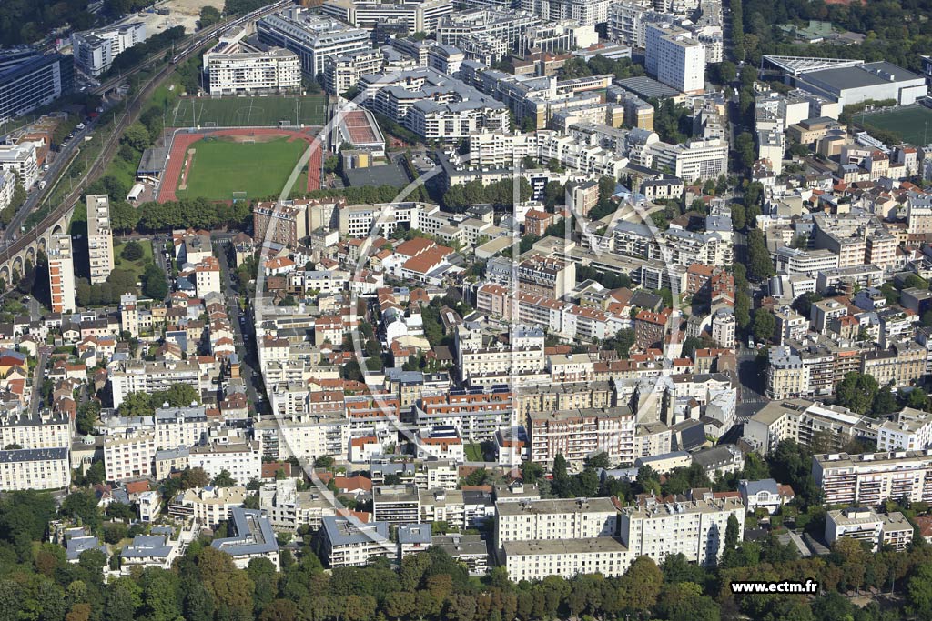 Photo arienne de Issy-les-Moulineaux