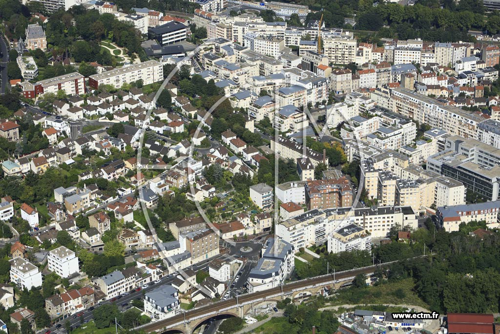 Photo arienne de Meudon (Bas Meudon)