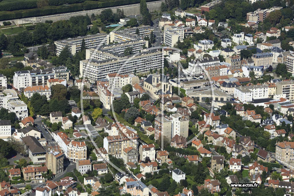 Photo arienne de Meudon (Fleury)