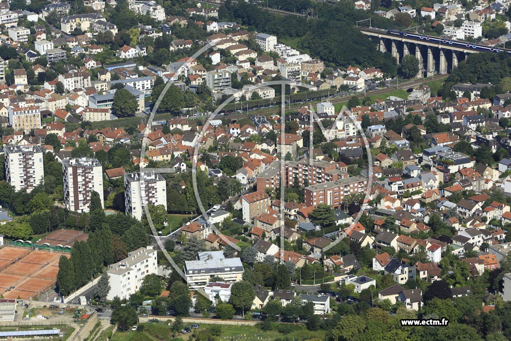 Photo arienne de Meudon (le Val)