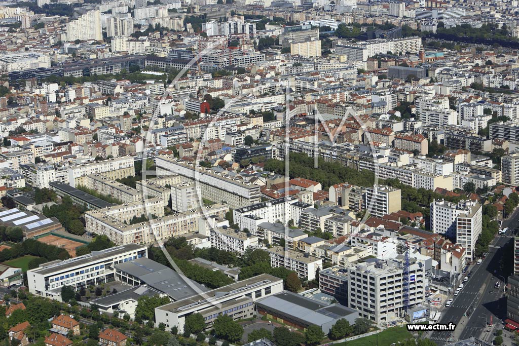 Photo arienne de Montrouge (Boileau - Ferry)