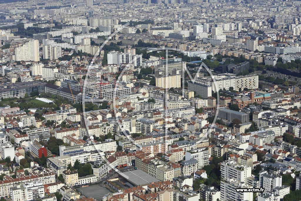 Photo arienne de Montrouge (Porte de Montrouge)