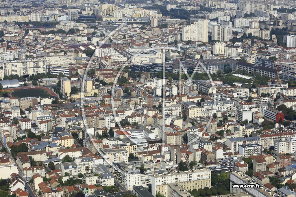 Photo arienne de Montrouge (Village Jean-Jaurs)