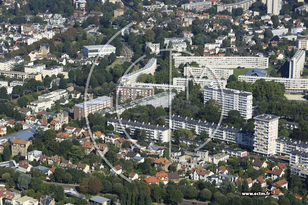 Photo arienne de Sceaux (les Blagis)