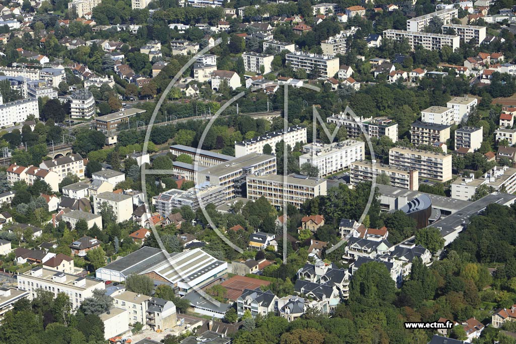 Photo arienne de Sceaux (Quartier de la Gare de Robinson)