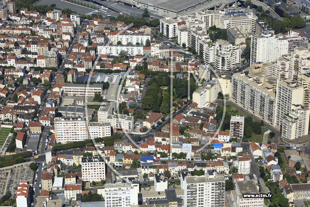 Photo arienne de Vanves (le Plateau)