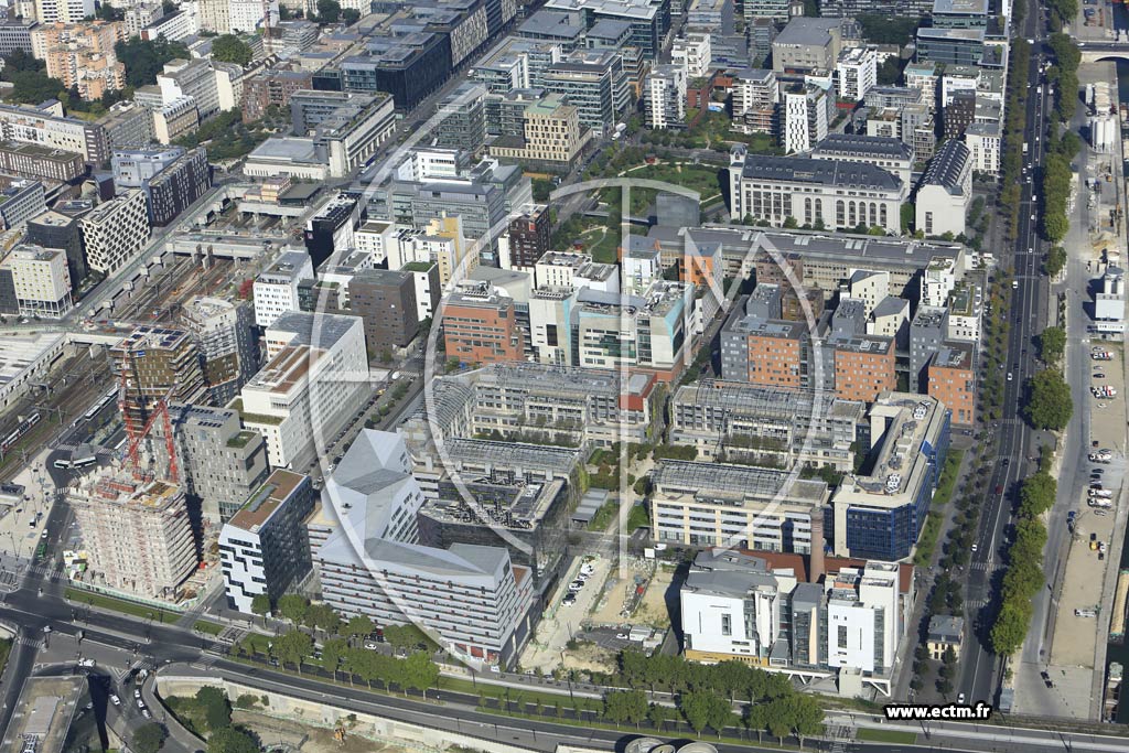 Photo arienne de Paris 13e arr. (Quartier de la Gare)