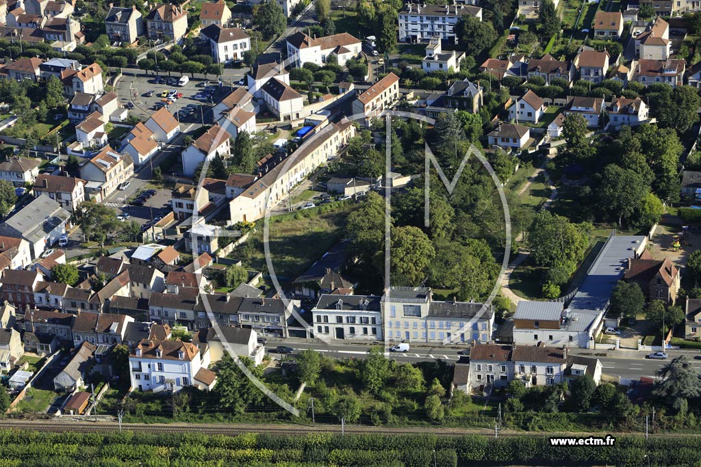 Photo arienne de Bonnires-sur-Seine (Quartier de la Rue Marcel Sambat)