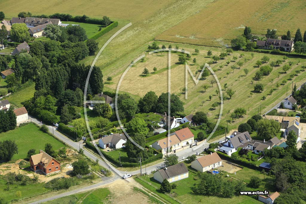 Photo arienne de Brval (la Butorne)