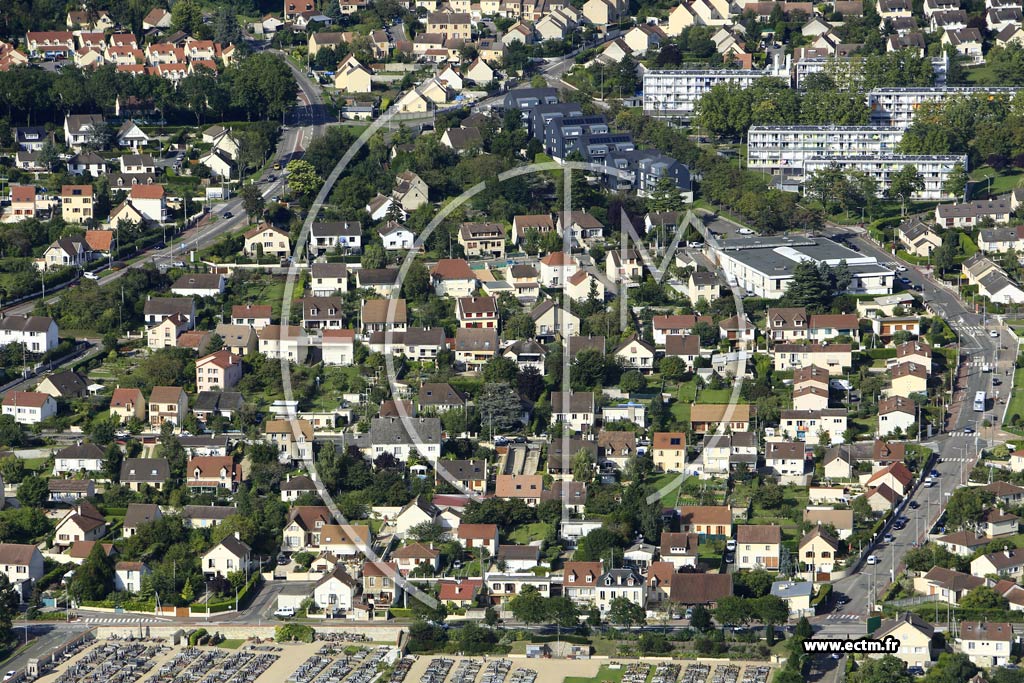 Photo arienne de Limay (Quartier de l'Avenue de la Paix)