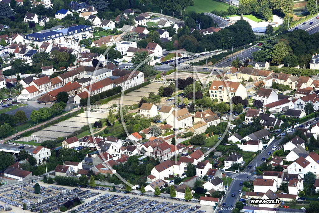 Photo arienne de Mantes-la-Ville (Quartier de l'Avenue du Vexin)