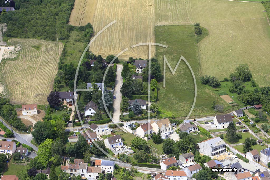 Photo arienne de Oinville-sur-Montcient (la Grelette)