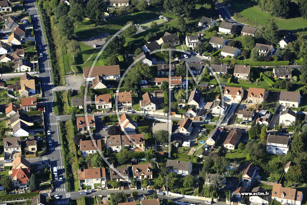 Photo arienne de Rosny-sur-Seine (Quartier Le Val-Fleuri)