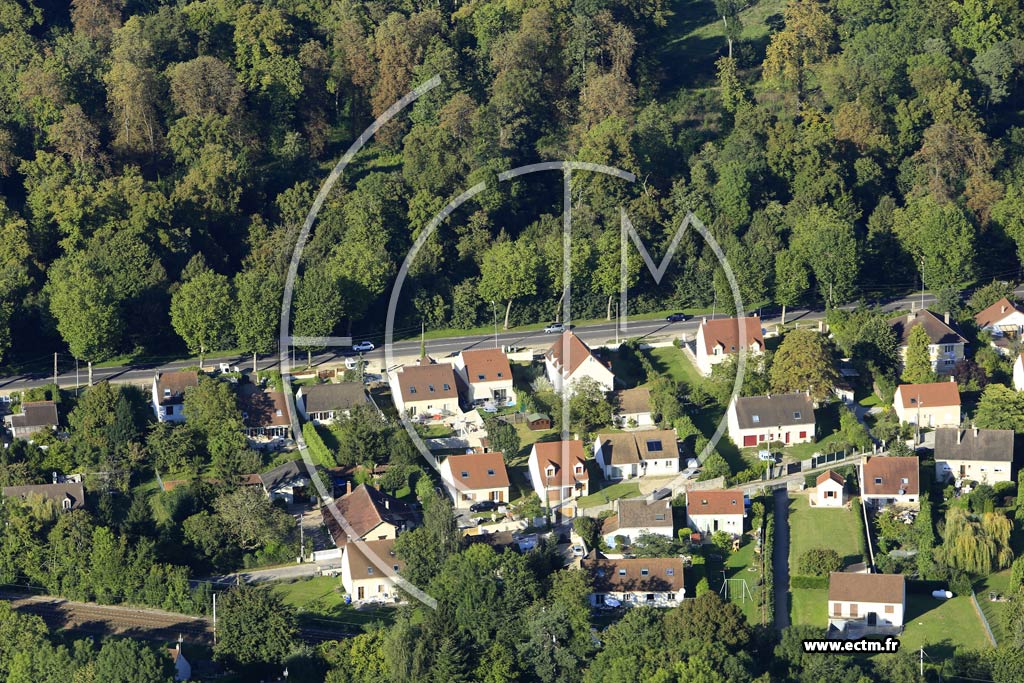 Photo arienne de Rosny-sur-Seine (Quartier Les Tranches)