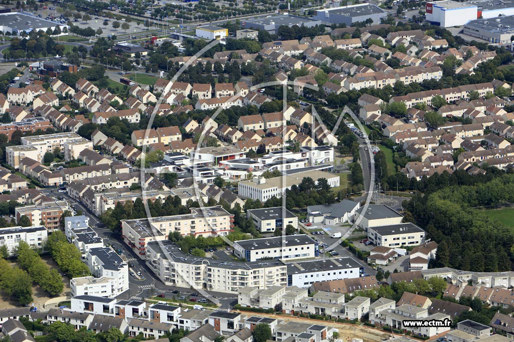 Photo arienne de Plaisir (Quartier de l'Avre)