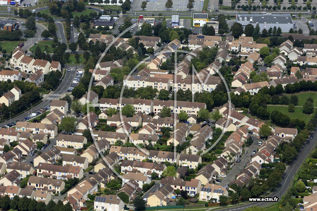 Photo arienne de Plaisir (Quartier de l'Avre)