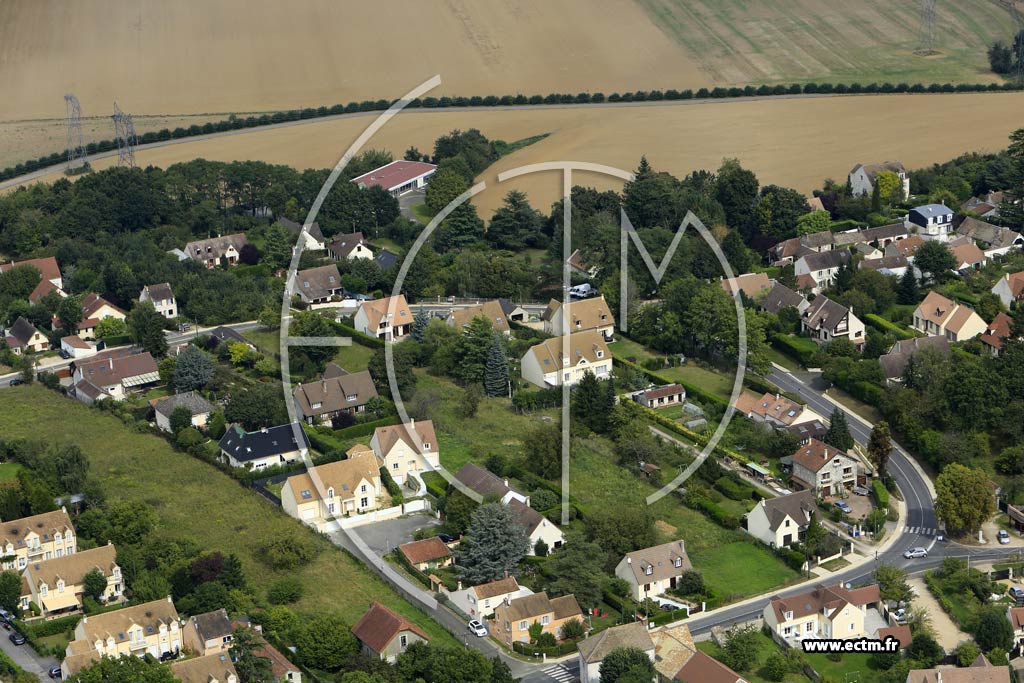 Photo arienne de Saint-Germain-de-la-Grange (les Cottages)