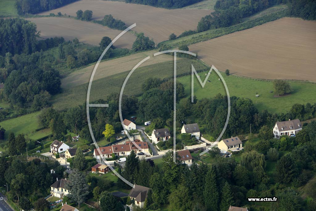 Photo arienne de Bailleval (Sncourt)