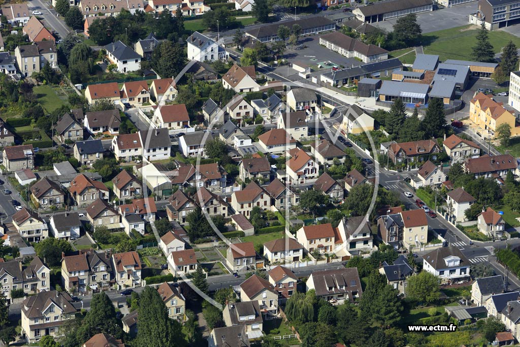 Photo arienne de Nogent-sur-Oise (Carnot - Pont Royal)