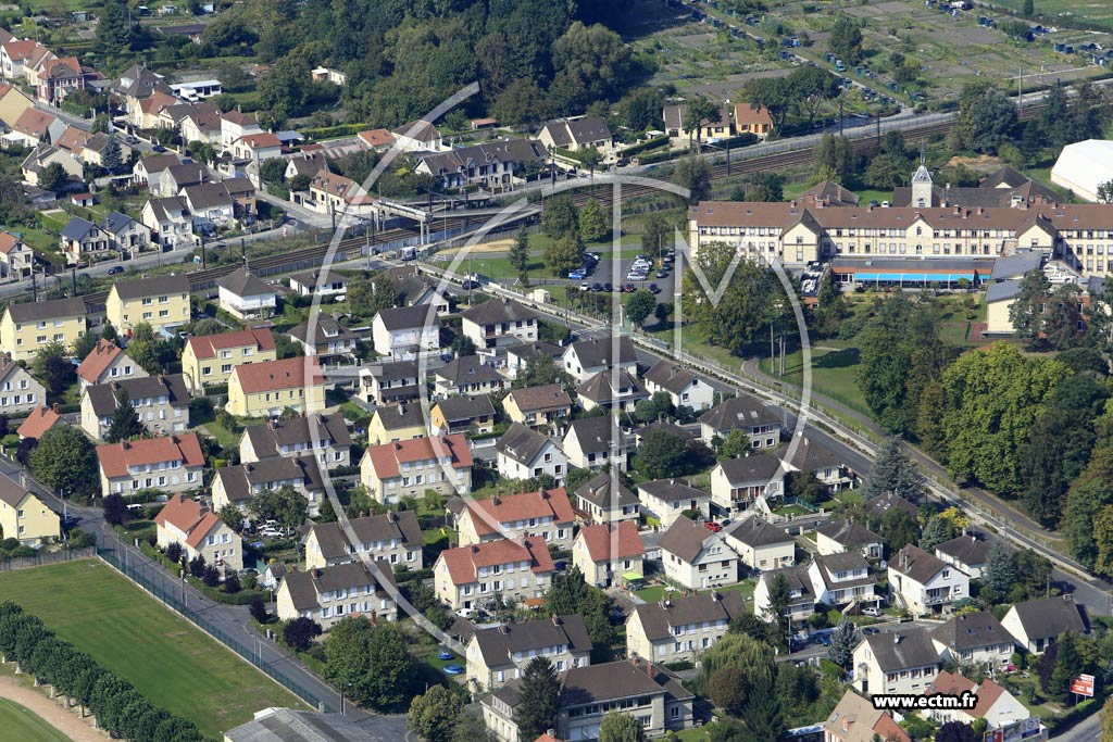 Photo arienne de Nogent-sur-Oise (Carnot - Pont Royal)