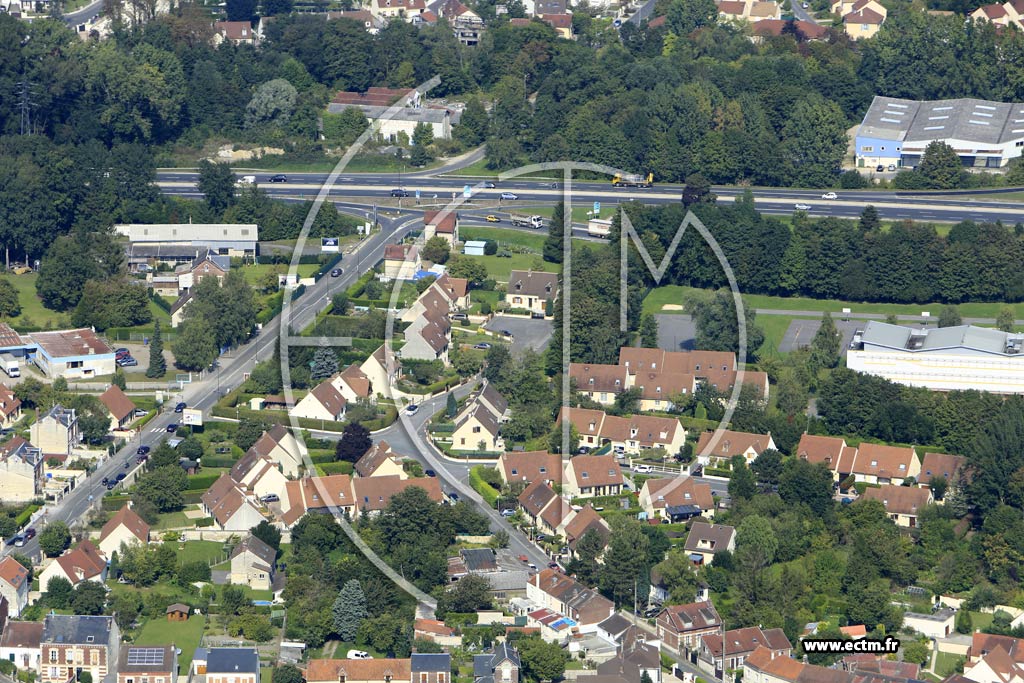 Photo arienne de Nogent-sur-Oise (Royaumont)