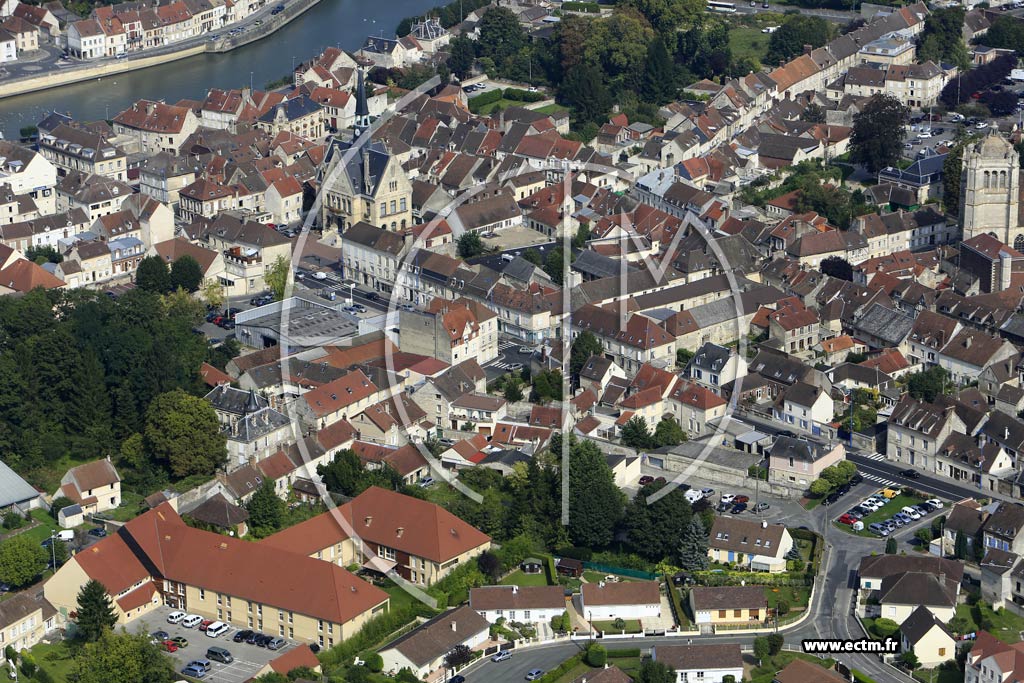 Photo arienne de Pont-Sainte-Maxence (Centre)