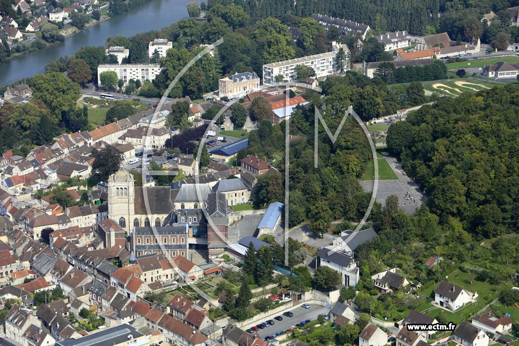 Photo arienne de Pont-Sainte-Maxence (Centre)