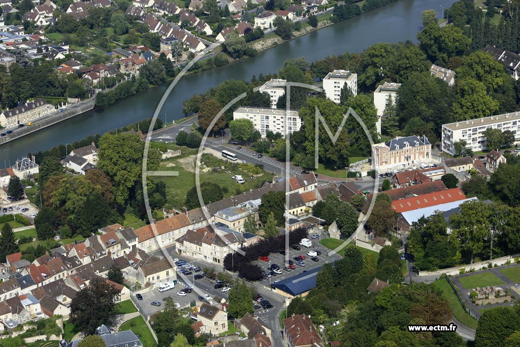 Photo arienne de Pont-Sainte-Maxence (Centre)