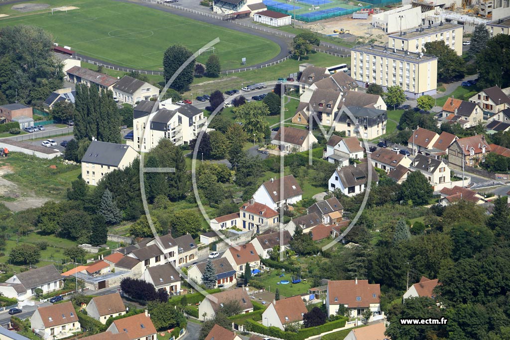 Photo arienne de Pont-Sainte-Maxence (Faubourg Cajeux)