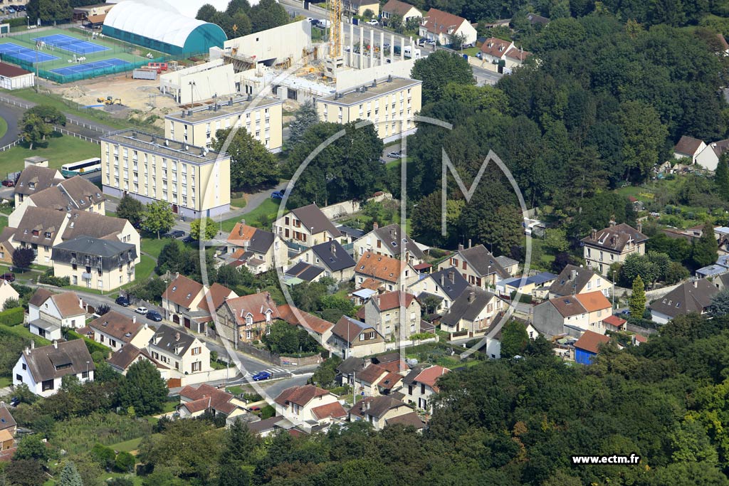 Photo arienne de Pont-Sainte-Maxence (Faubourg Cajeux)