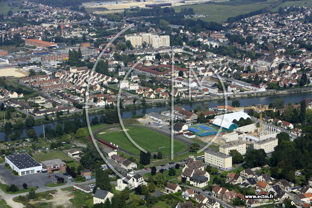 Photo arienne de Pont-Sainte-Maxence (Faubourg Cajeux)