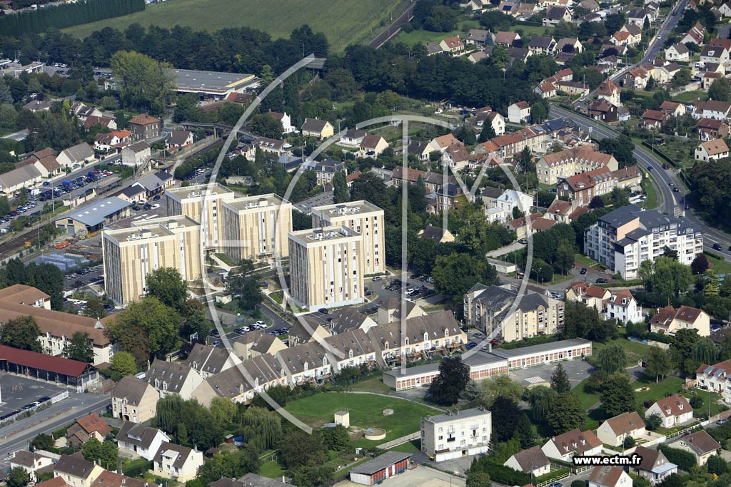 Photo arienne de Pont-Sainte-Maxence (Faubourg de Flandre)