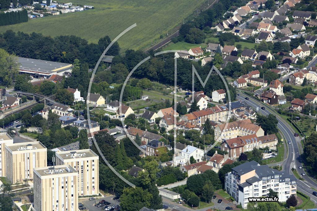 Photo arienne de Pont-Sainte-Maxence (Faubourg de Flandre)