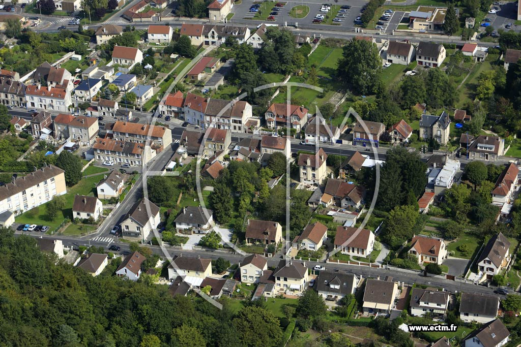 Photo arienne de Pont-Sainte-Maxence (Mimbertin)