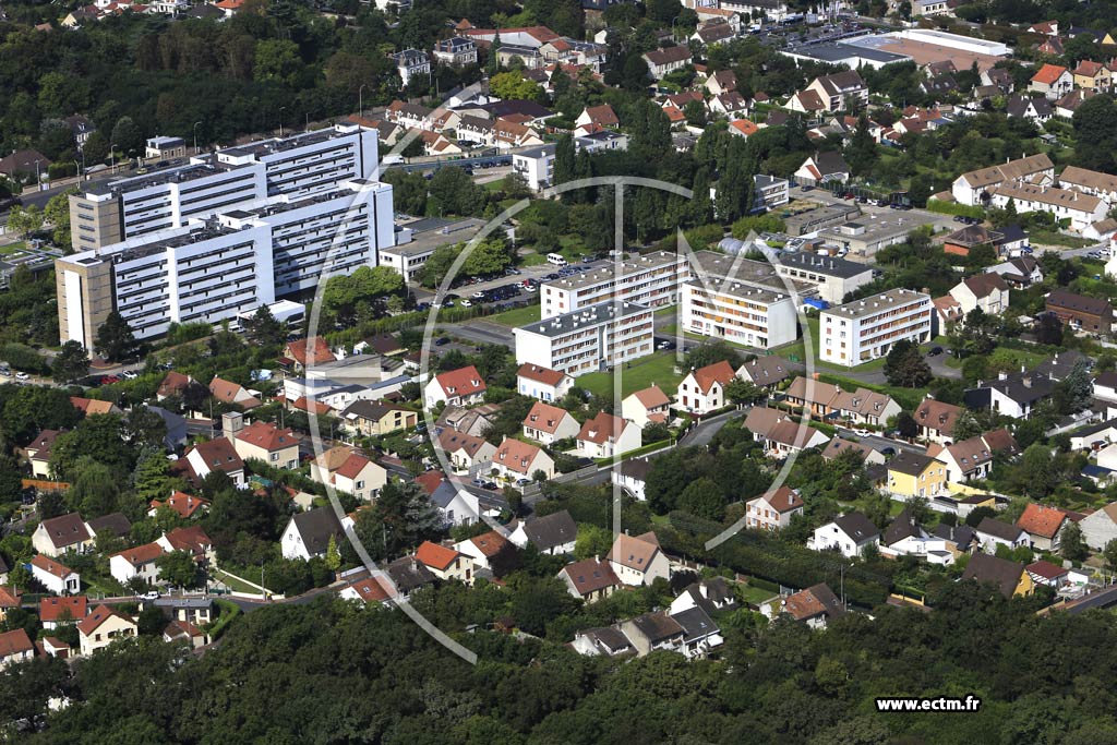 Photo arienne de Draveil (Quartier de Joffre Dupuytren)