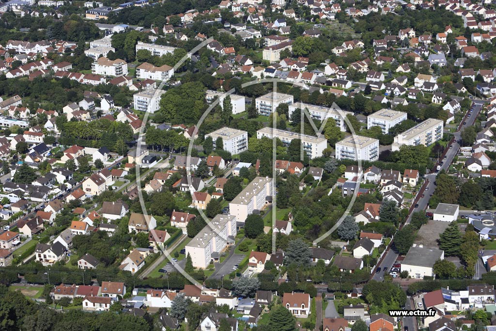 Photo arienne de Draveil (Quartier de Joffre Dupuytren)