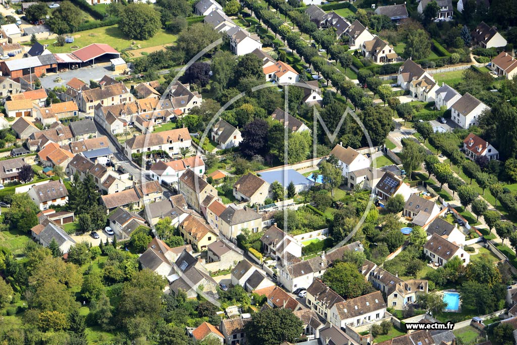 Photo arienne de vry-Grgy-sur-Yerre