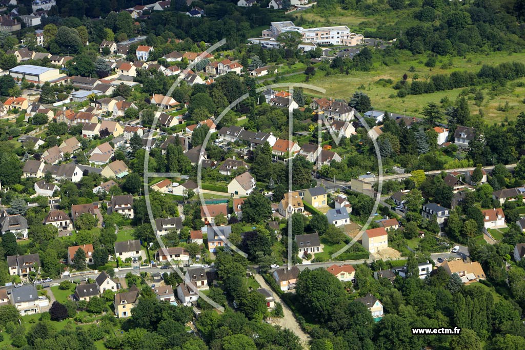 Photo arienne de Mandres-les-Roses (Croix Verte)