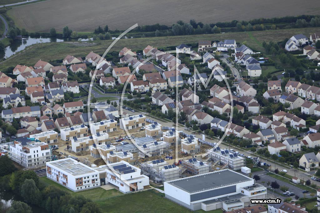 Photo arienne de Moissy-Cramayel (le Jatteau)