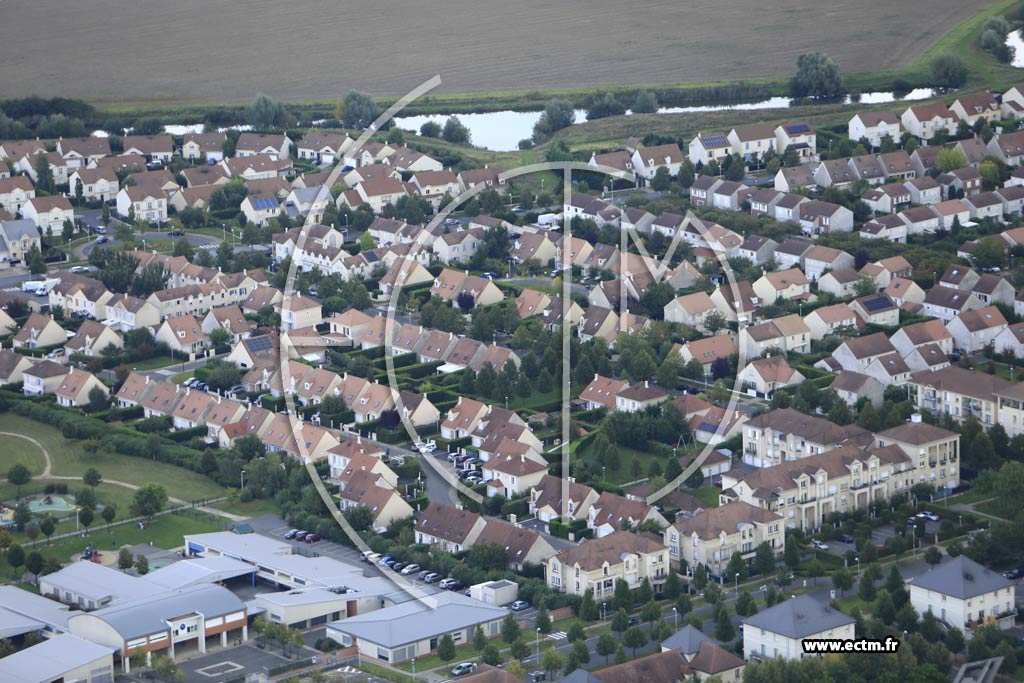 Photo arienne de Moissy-Cramayel (le Jatteau)