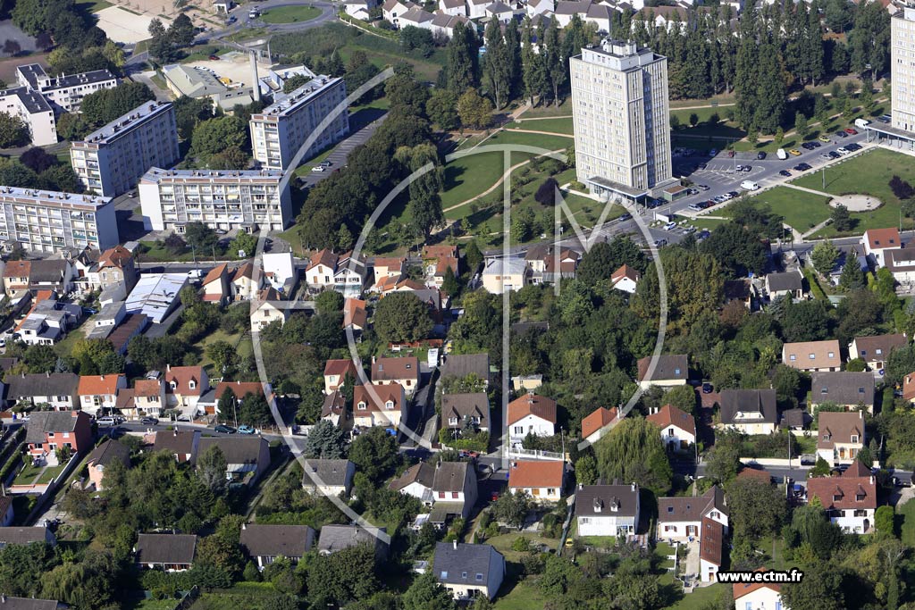 Photo arienne de Valenton (les Vignes)