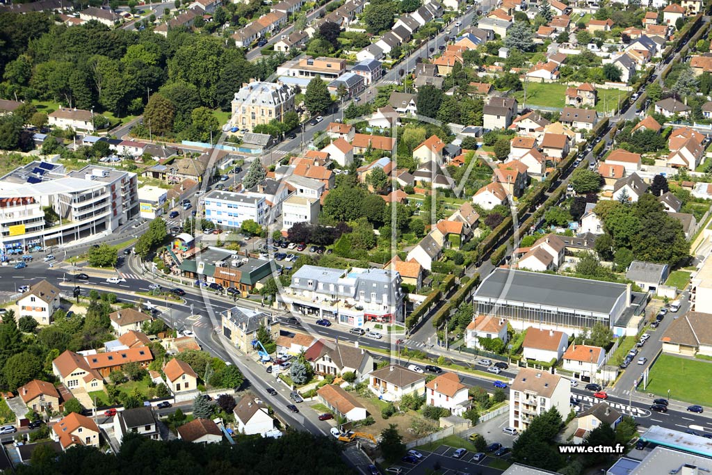 Photo arienne de Vigneux-sur-Seine (le Parc du Chteau)